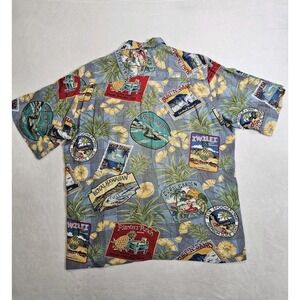 Reyn Spooner Hawaiian Shirt XXL* Men's Pineapple Print Multicolor Vintage SS